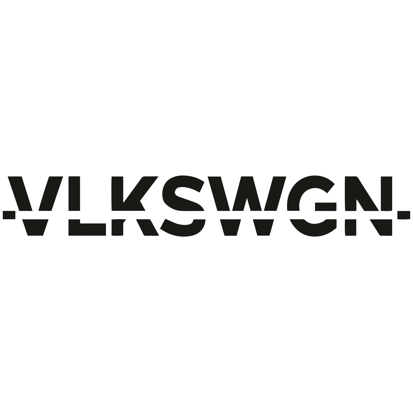 Nalepka VLKSWGN | sticker.si